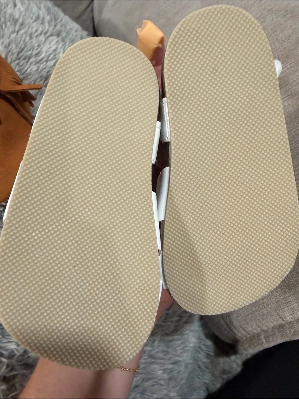 Carter's White Butterfly Strap Toddler Sandals